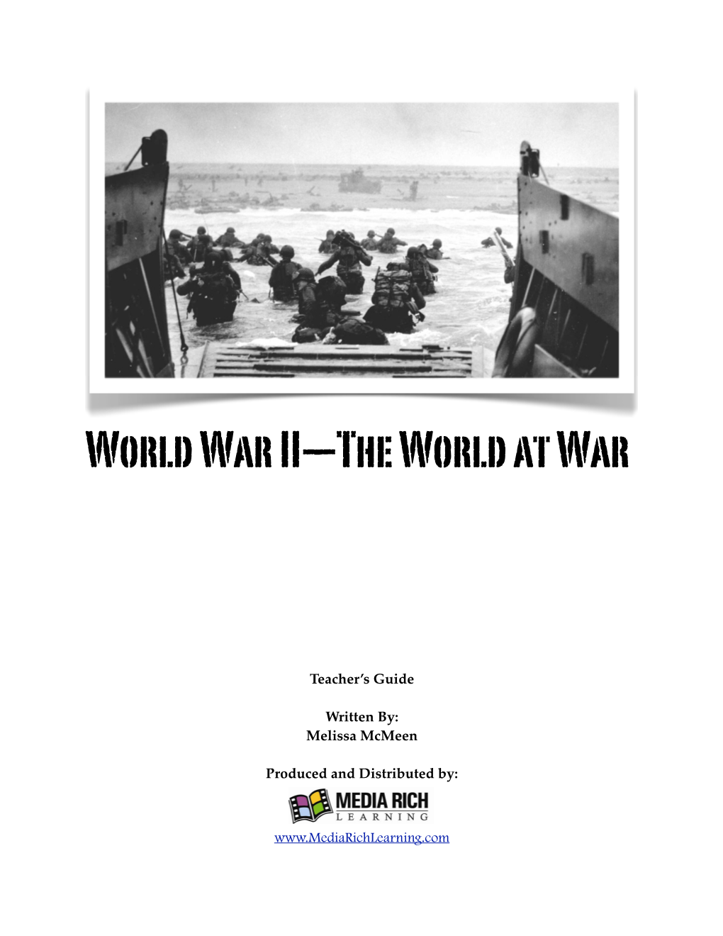 World War II—The World at War