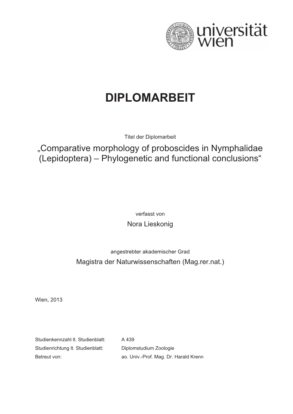 Diplomarbeit