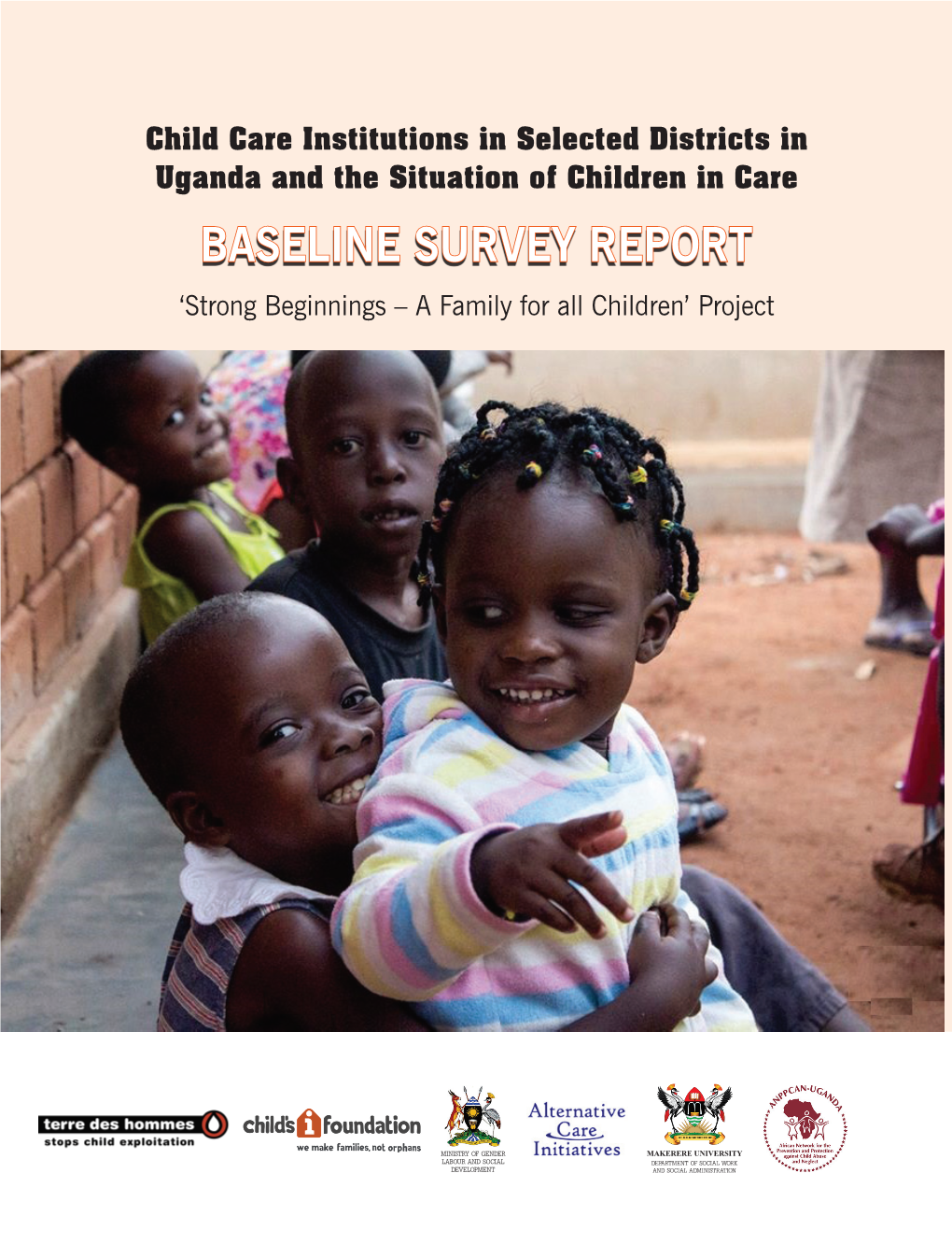 3.3 Admission of Children Into Child Care Institutions