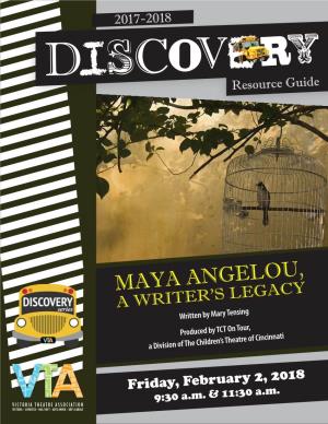 Maya Angelou, a Writer's Legacy