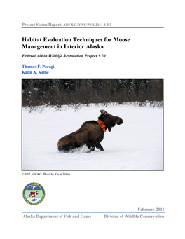 Habitat Evaluation Techniques for Moose Management in Interior Alaska