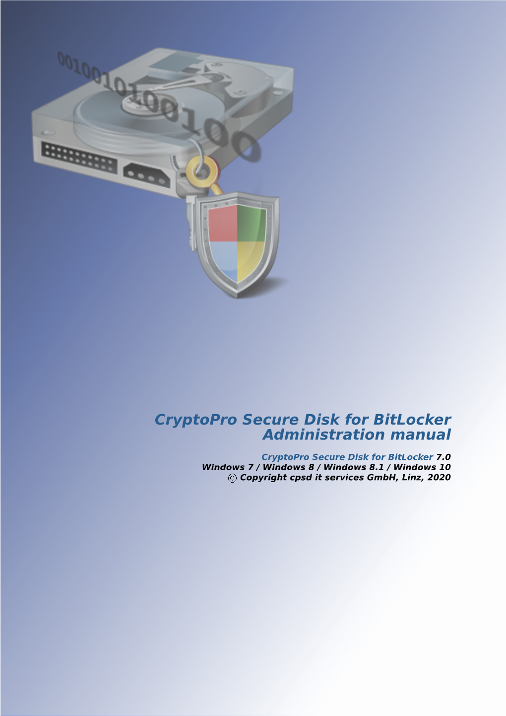 Cryptopro Secure Disk for Bitlocker Administration Manual