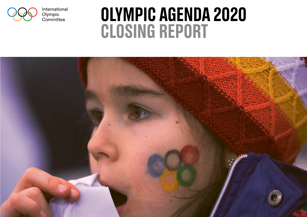 Olympic Agenda 2020 Closing Report 