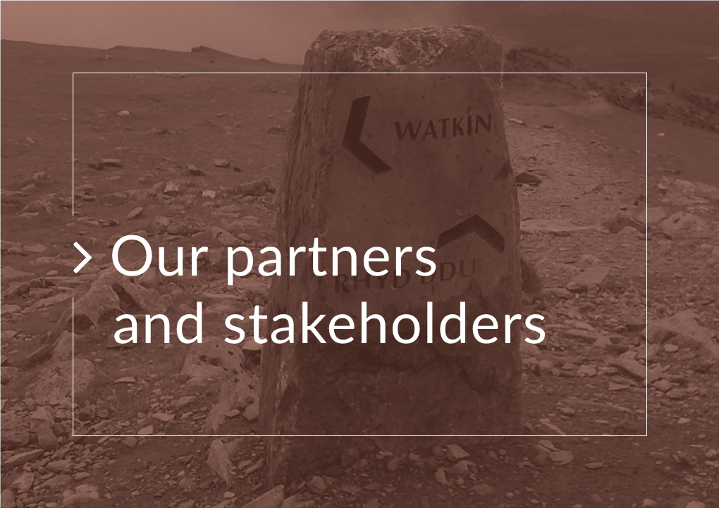 Our Partners and Stakeholders