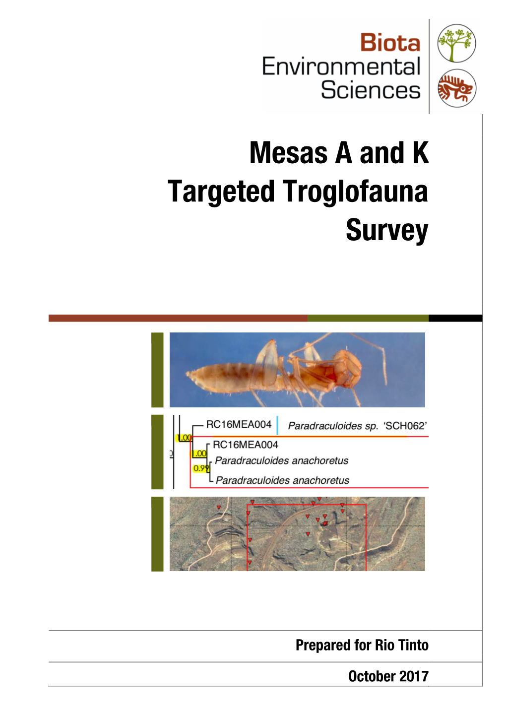 A7 Targeted Troglofauna Survey