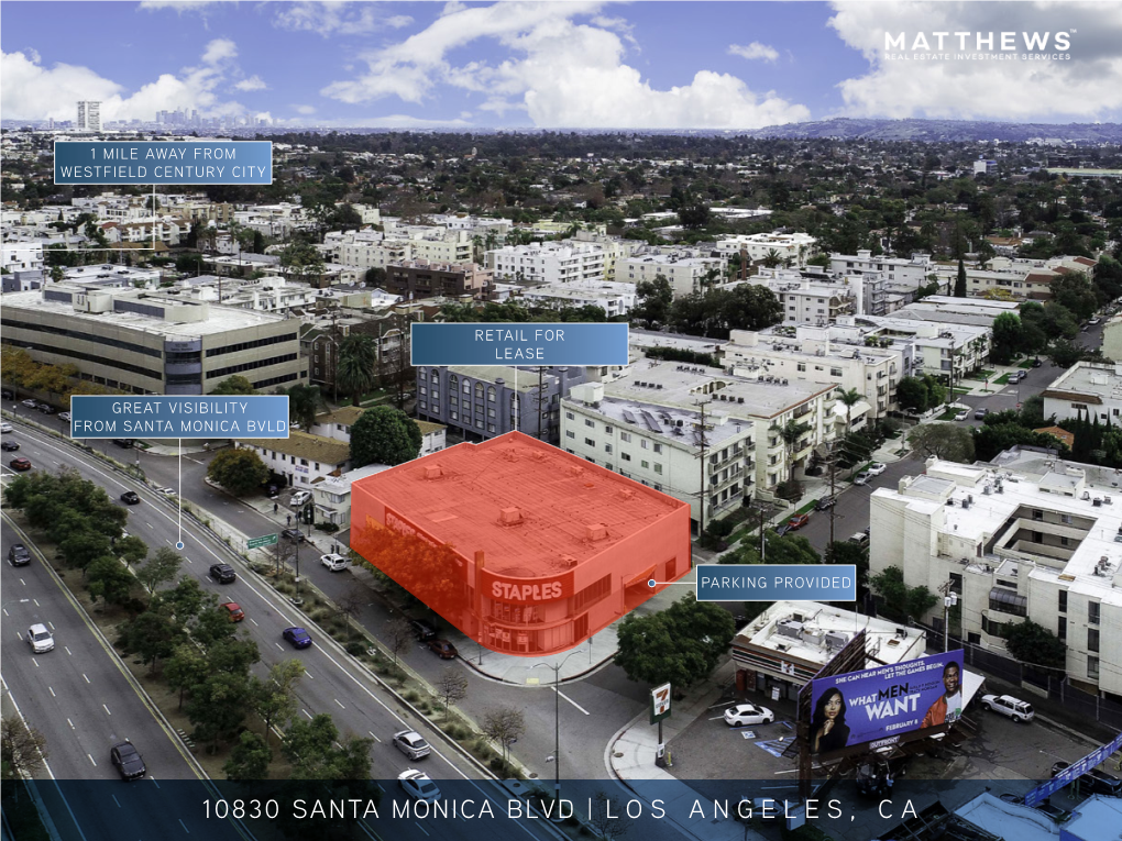 10830 Santa Monica Blvd | Los Angeles, Ca 1 | Opportunity Overview