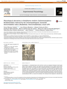 Physiological Alterations in Bradybaena Similaris