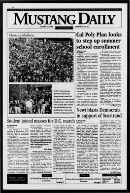 Mustang Daily, October 23, 1995