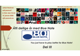 Del III Blå Musikk Med Blue Note – # III.2