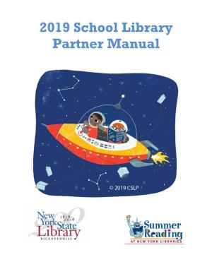2019 School Library Partner Manual
