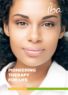PIONEERING THERAPY for LIFE Table of Contents