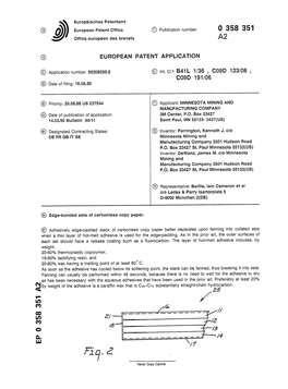 Edge-Bonded Sets of Carbonless Copy Paper