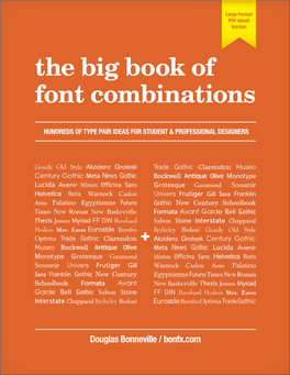 The Big Book of Font Combinations