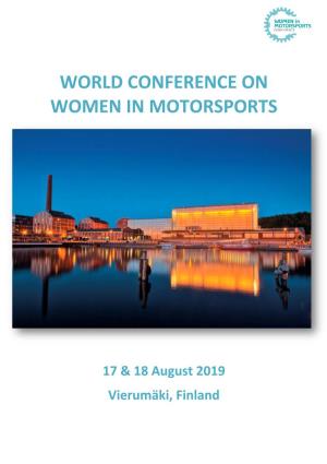 World Conference on Women in Motorsports