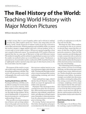 Teaching World History with Major Motion Pictures
