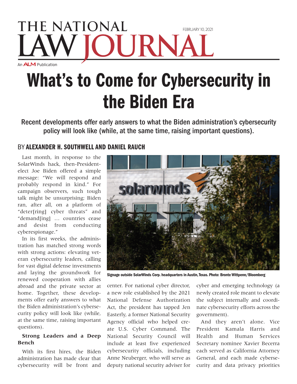What's to Come for Cybersecurity in the Biden