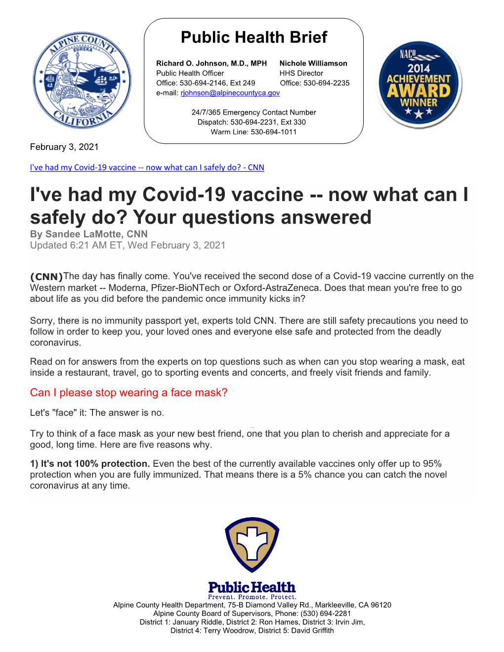 So, You Got Your Second Dose of COVID-19 Vaccine