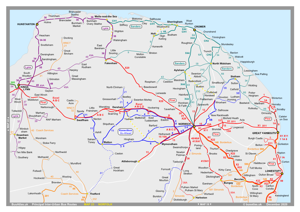 © Busatlas.Uk December 2020 Busatlas.Uk Principal Inter-Urban