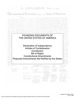 US Constitution-Founding Documents.Pdf