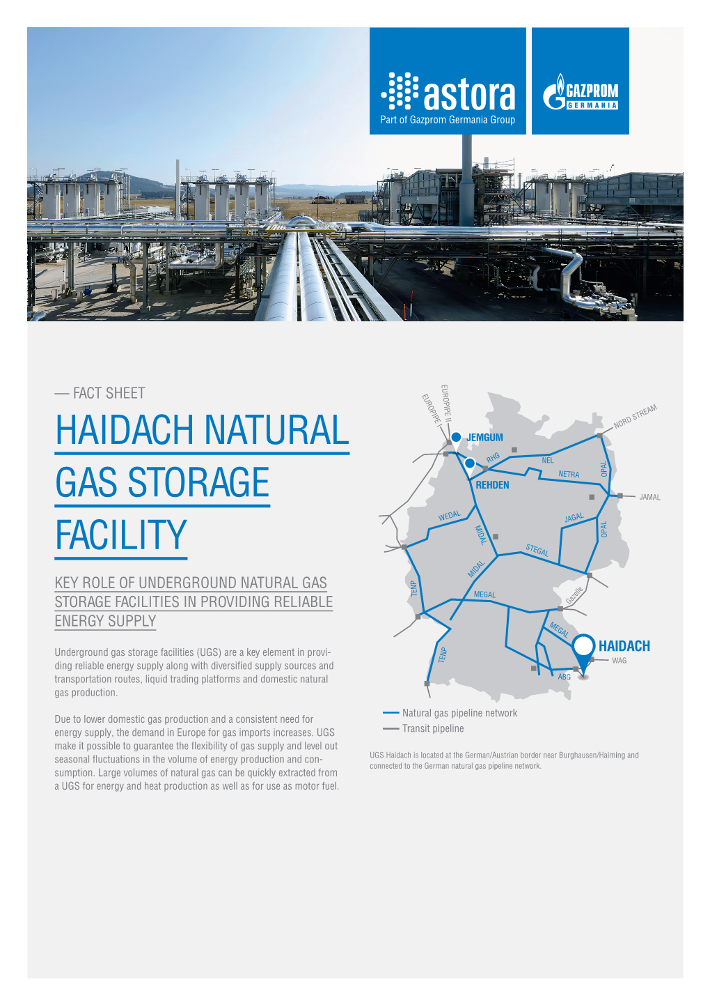 Haidach Natural Gas Storage Facility