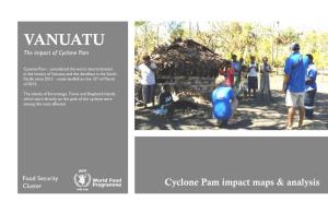 VANUATU the Impact of Cyclone Pam