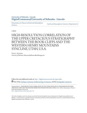 High-Resolution Correlation of the Upper Cretaceous Stratigraphy Between the Book Cliffs and the Western Henry Mountains Syncline, Utah, U.S.A