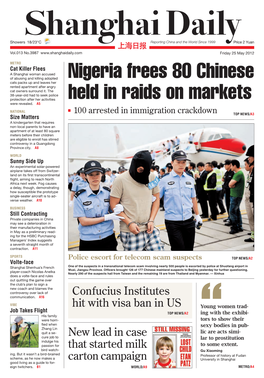 Nigeria Frees 80 Chinese Held in Raids on Markets