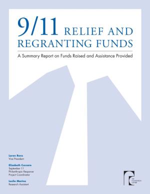 Tracking Distributions from the 9/11 Relief Funds