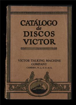 Catalogo Discos Victor