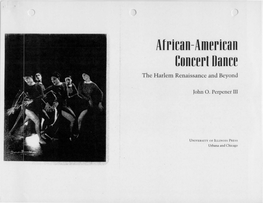 ) African-American Concert Dance Pearl Primus 167