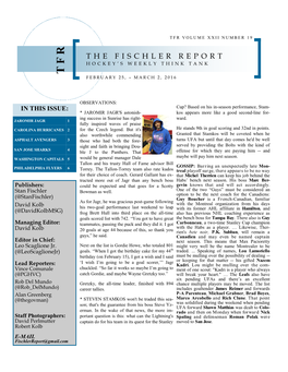 The Fischler Report