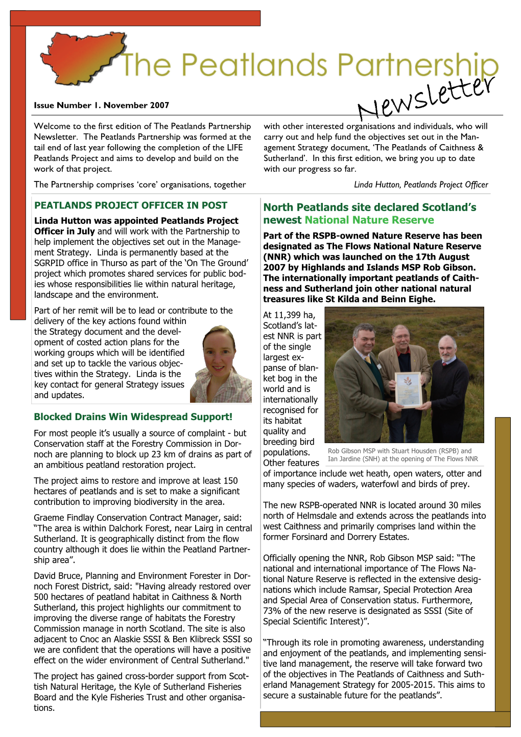 Newsletter Issue 1