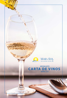 Carta De Vinos Wine List Weinkarte Carta De Vinos Wine List