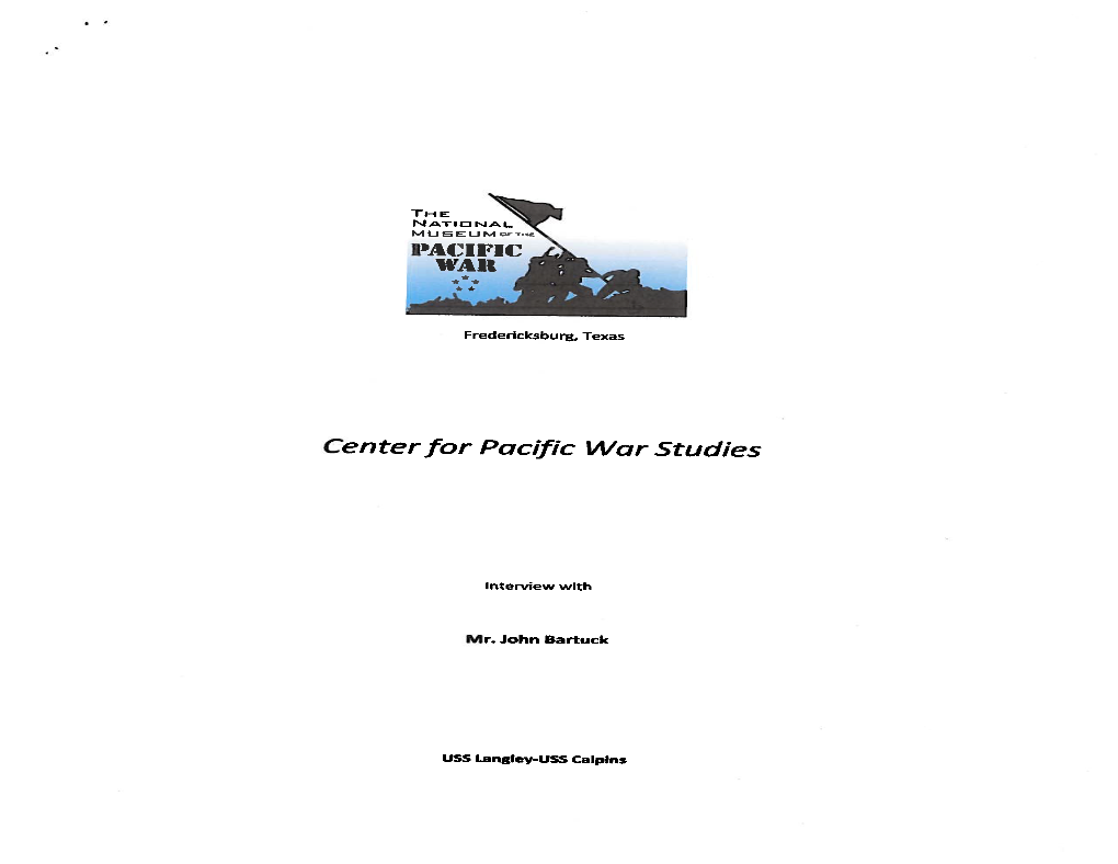 Centerfor Pacific War Studies
