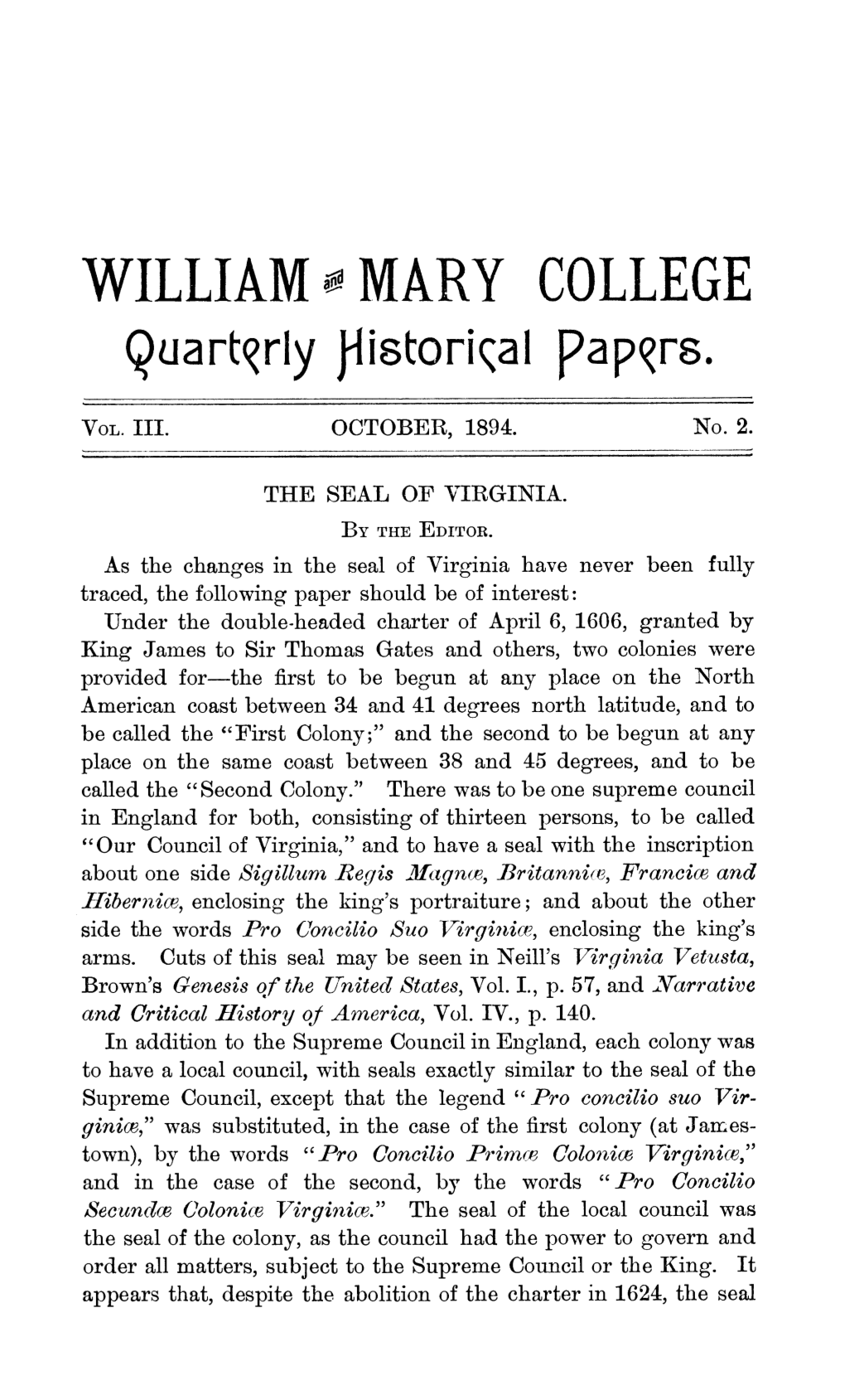 Seal of Virginia