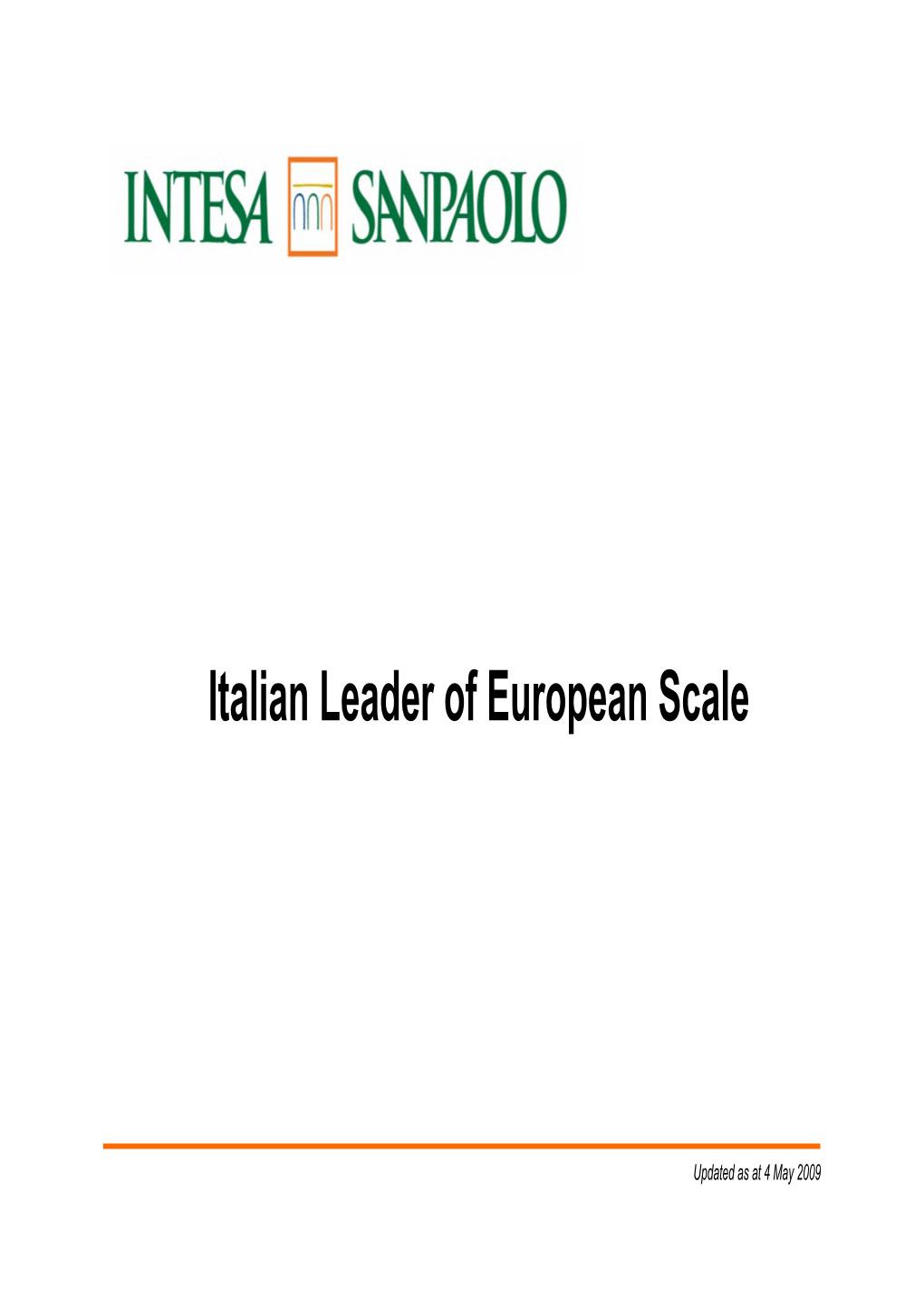 Intesa Sanpaolo