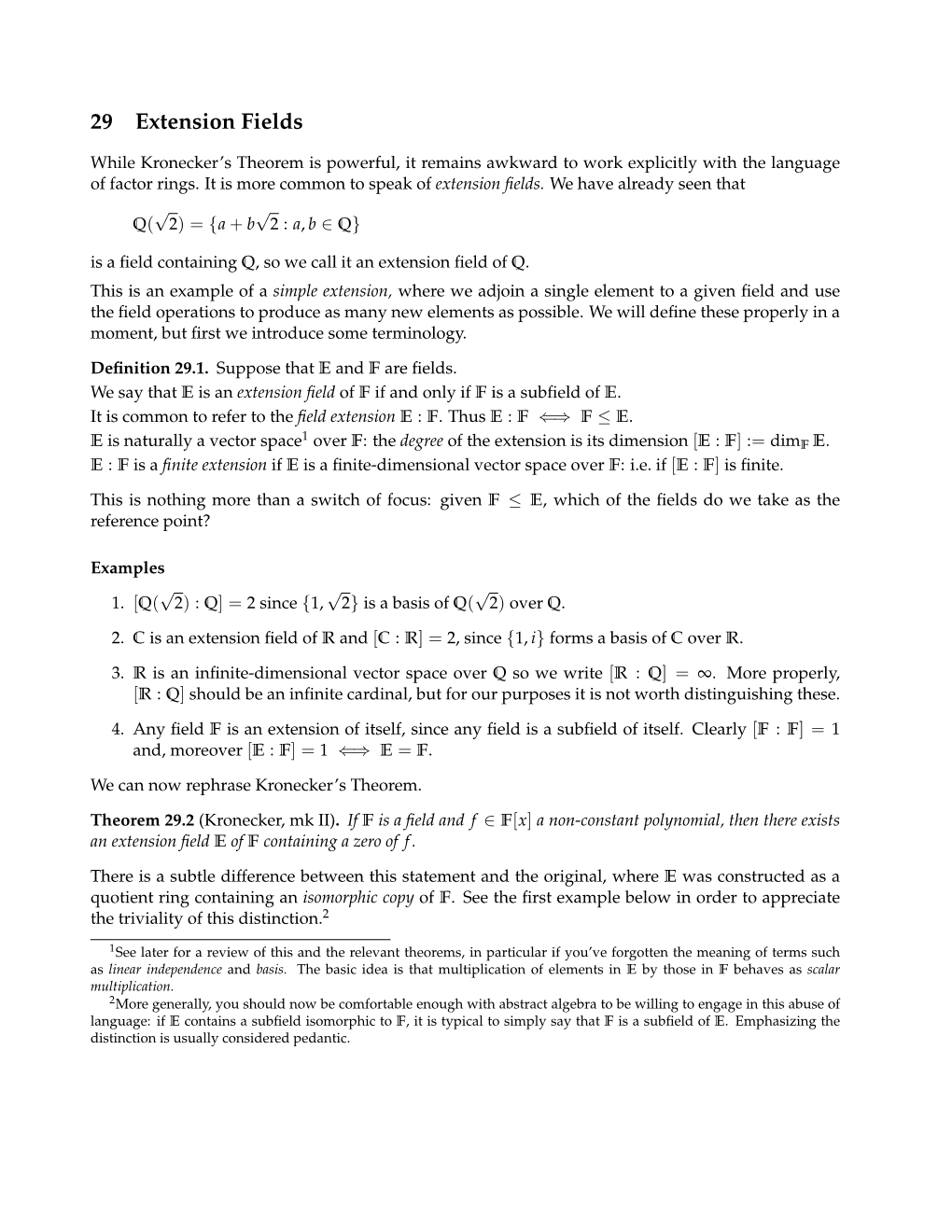 Extension Fields