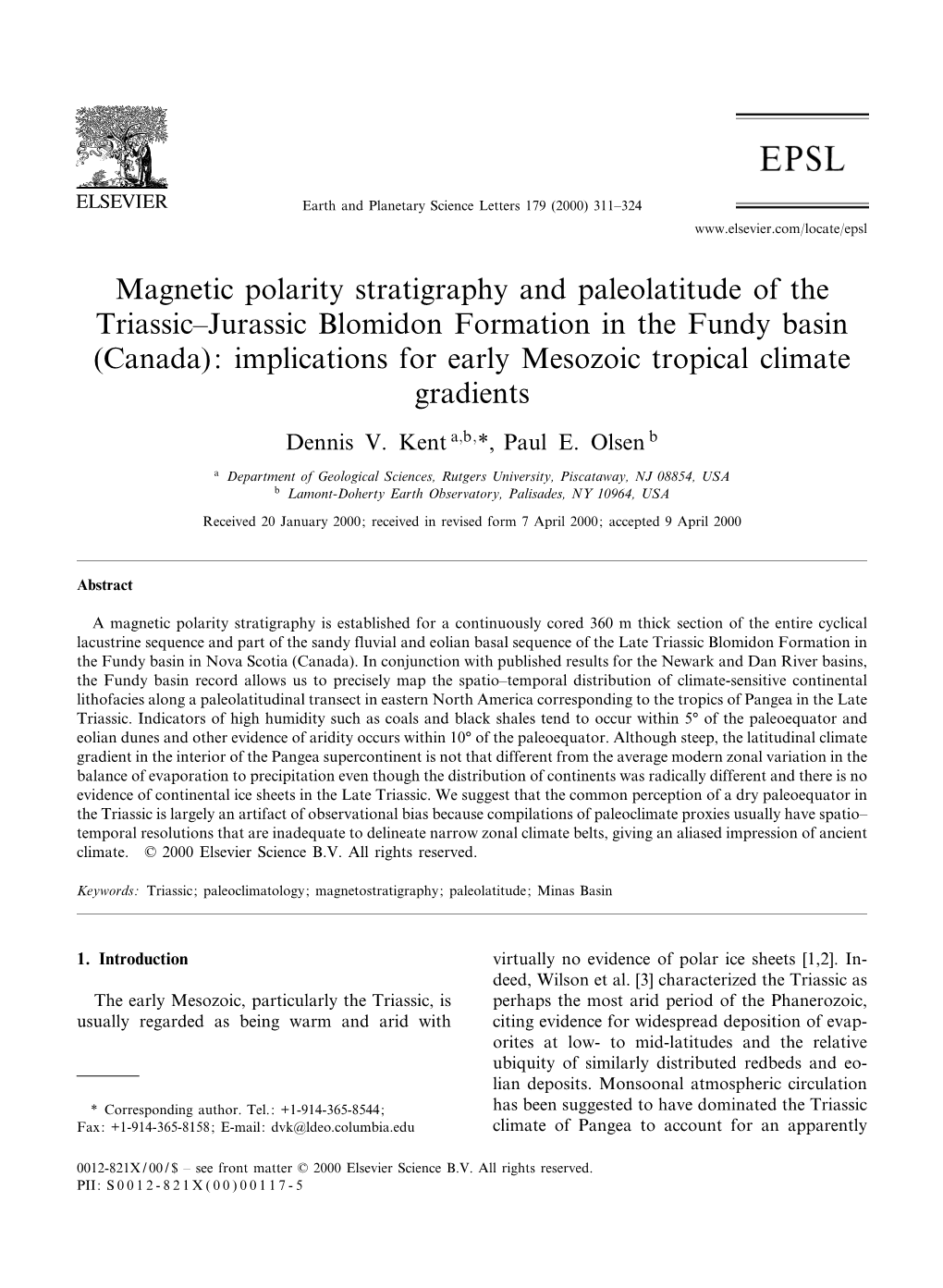 Magnetic Polarity Stratigraphy And