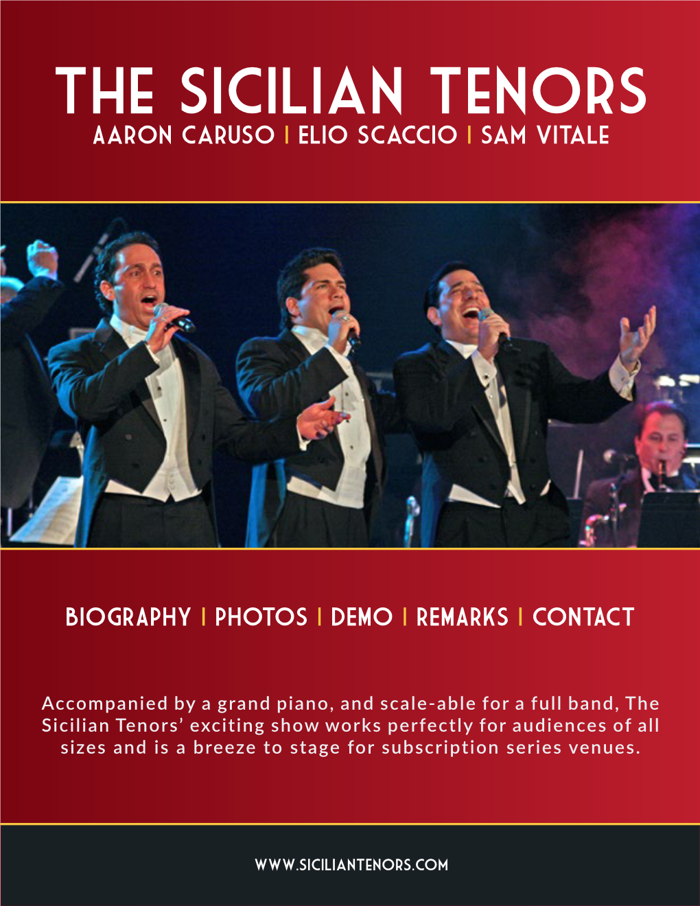 The Sicilian Tenors Aaron Caruso | Elio Scaccio | Sam Vitale