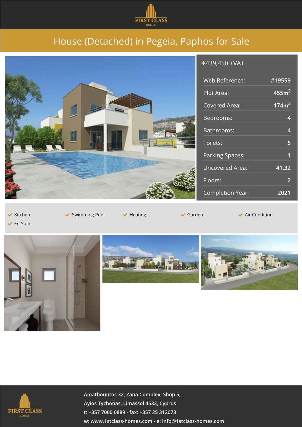 House (Detached) in Pegeia, Paphos for Sale