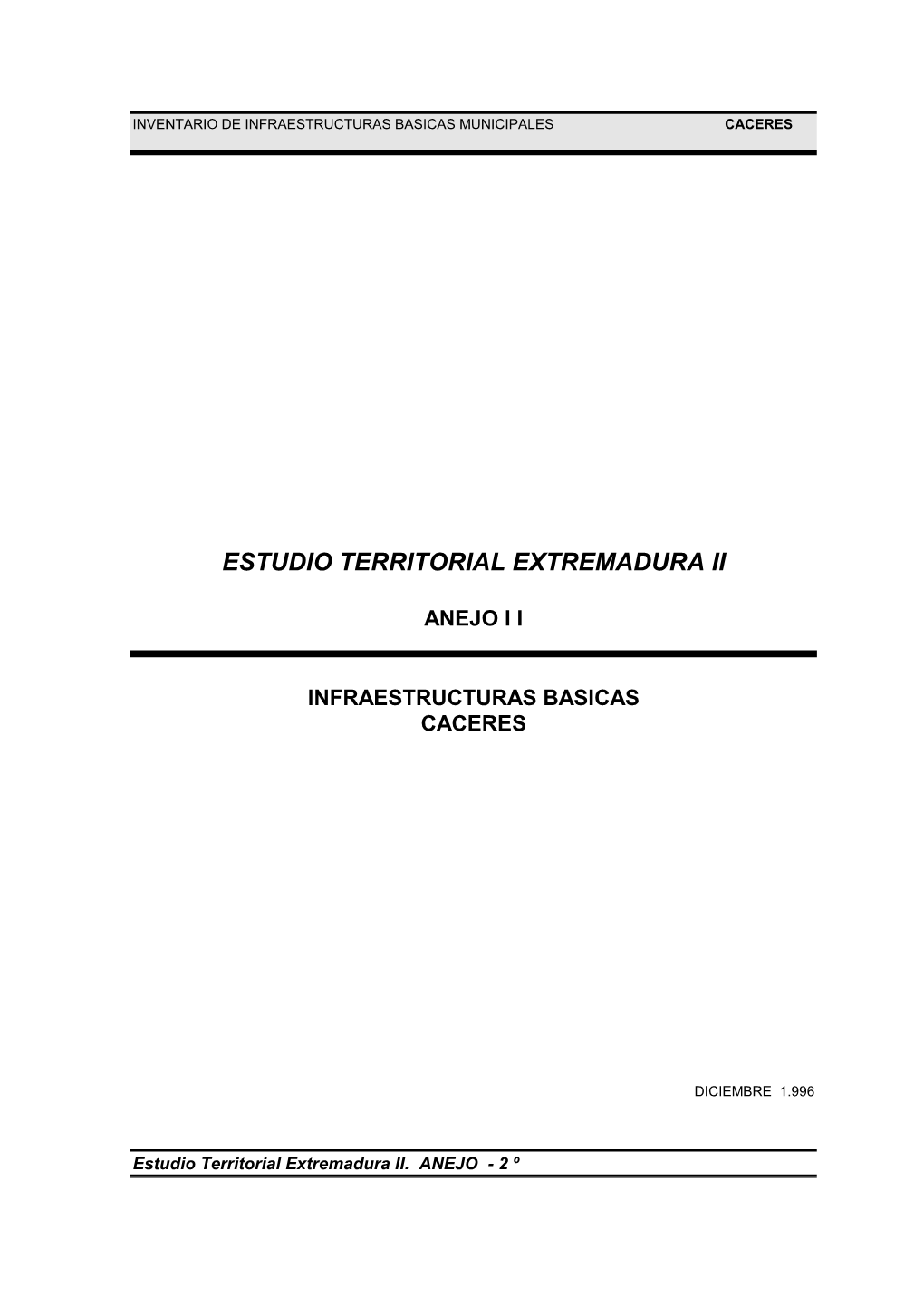 Estudio Territorial Extremadura Ii