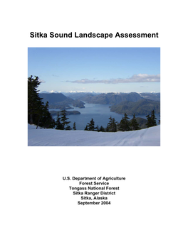 Sitka Sound Landscape Assessment