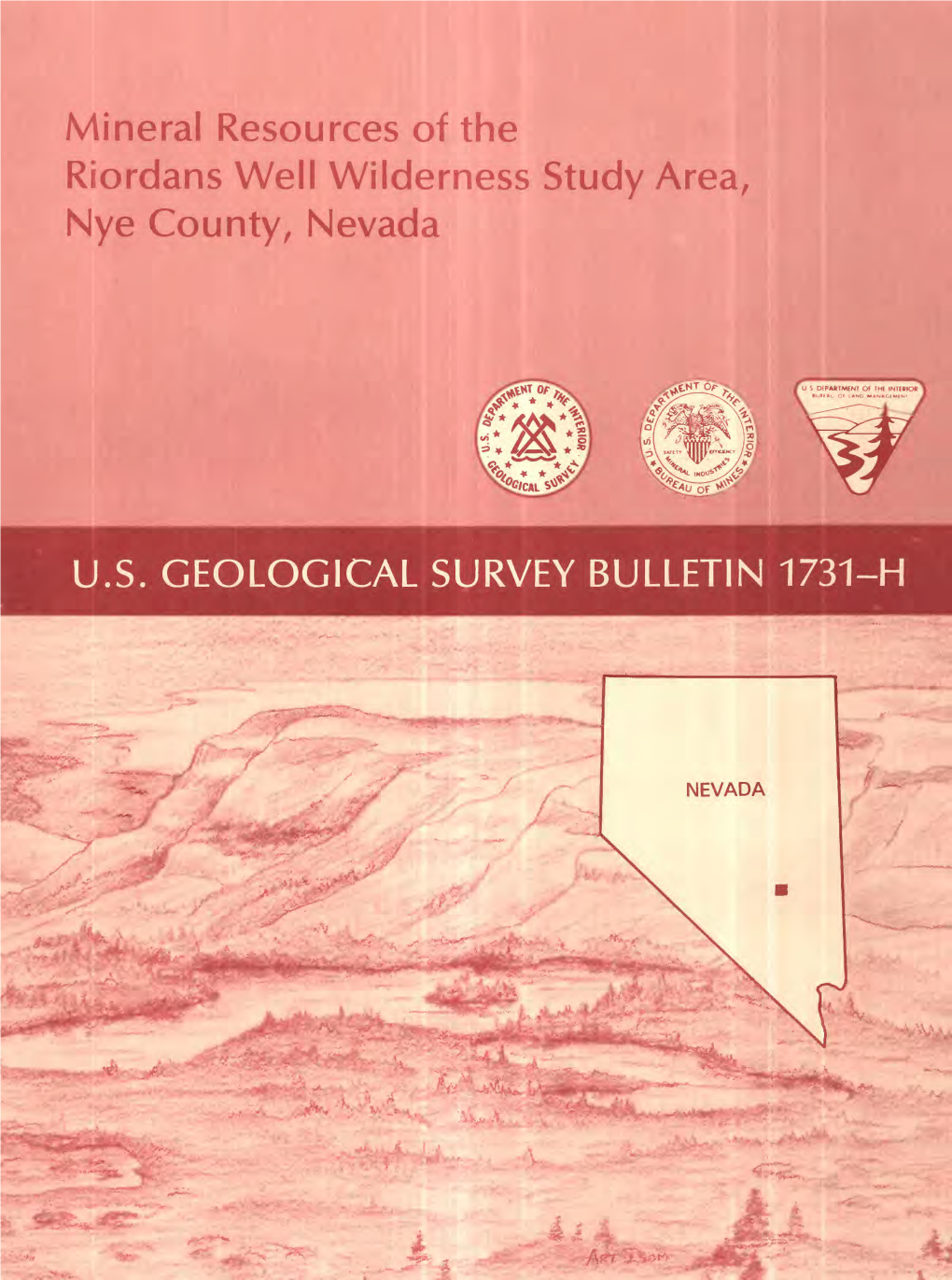 Mineral Resources of the Riordans Well Wilderness Study Area, Nye County, Nevada