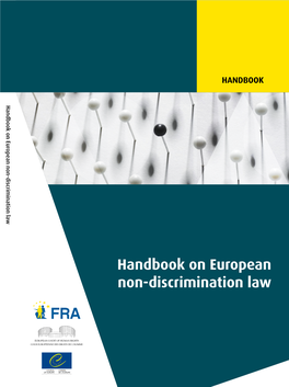 Handbook on European Non-Discrimination Law