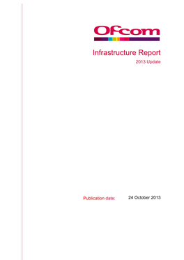Infrastructure Report 2013 Update