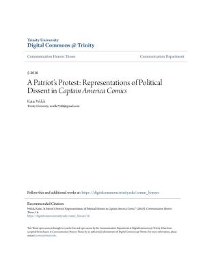 Representations of Political Dissent in &lt;I&gt;Captain America Comics&lt;/I&gt;