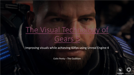 The Visual Technology of Gears 5 Improving Visuals While Achieving 60Fps Using Unreal Engine 4