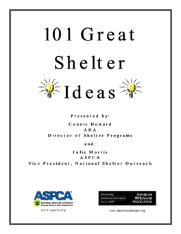 101 Great Shelter Ideas