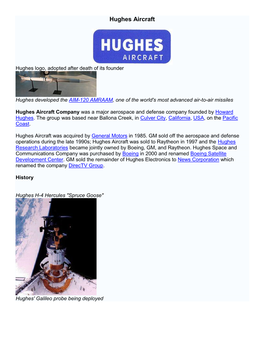 Hughes Aircraft