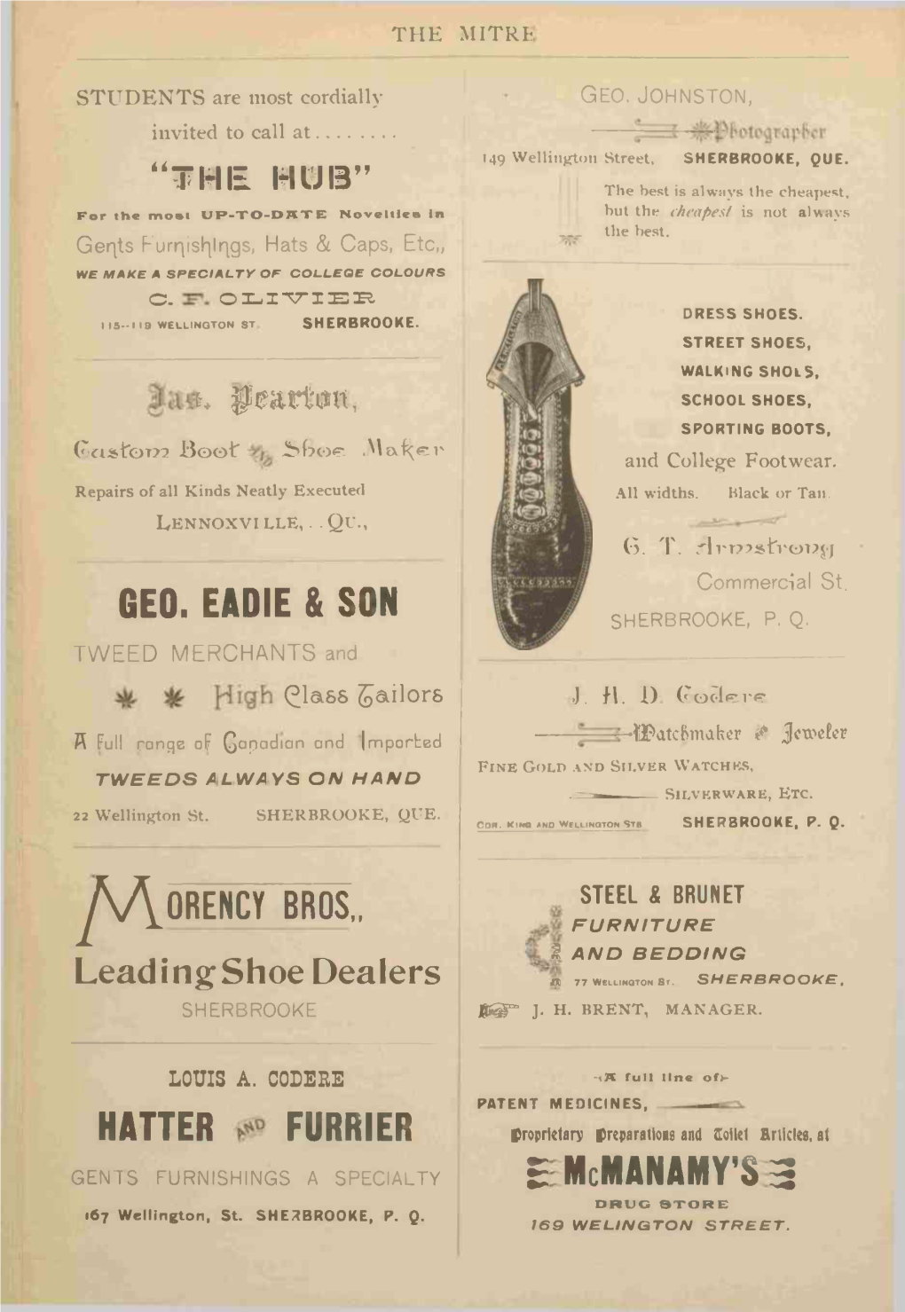 Jas. Pearton, Leading Shoe Dealers